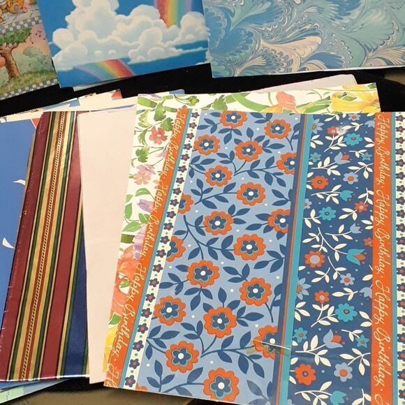 Vintage wrapping paper lot - Picture 3 of 4